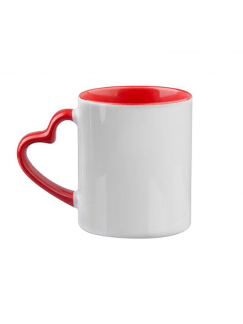 Tazza manico cuore - Personalizzabile